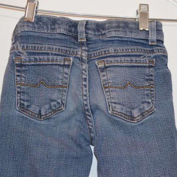 Arizona the Original EAN Co. BootCut Flare Bottoms Slim Girls Blue Jeans 8 - Picture 7 of 7